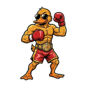 GigaDuck as a boxer