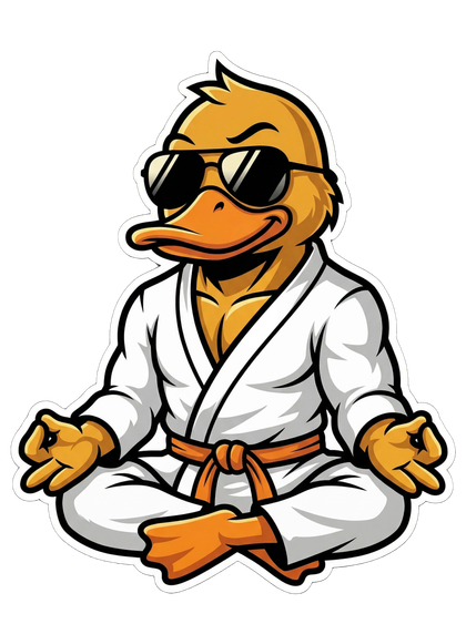 GigaDuck meditating — Apple Watch GigaNote