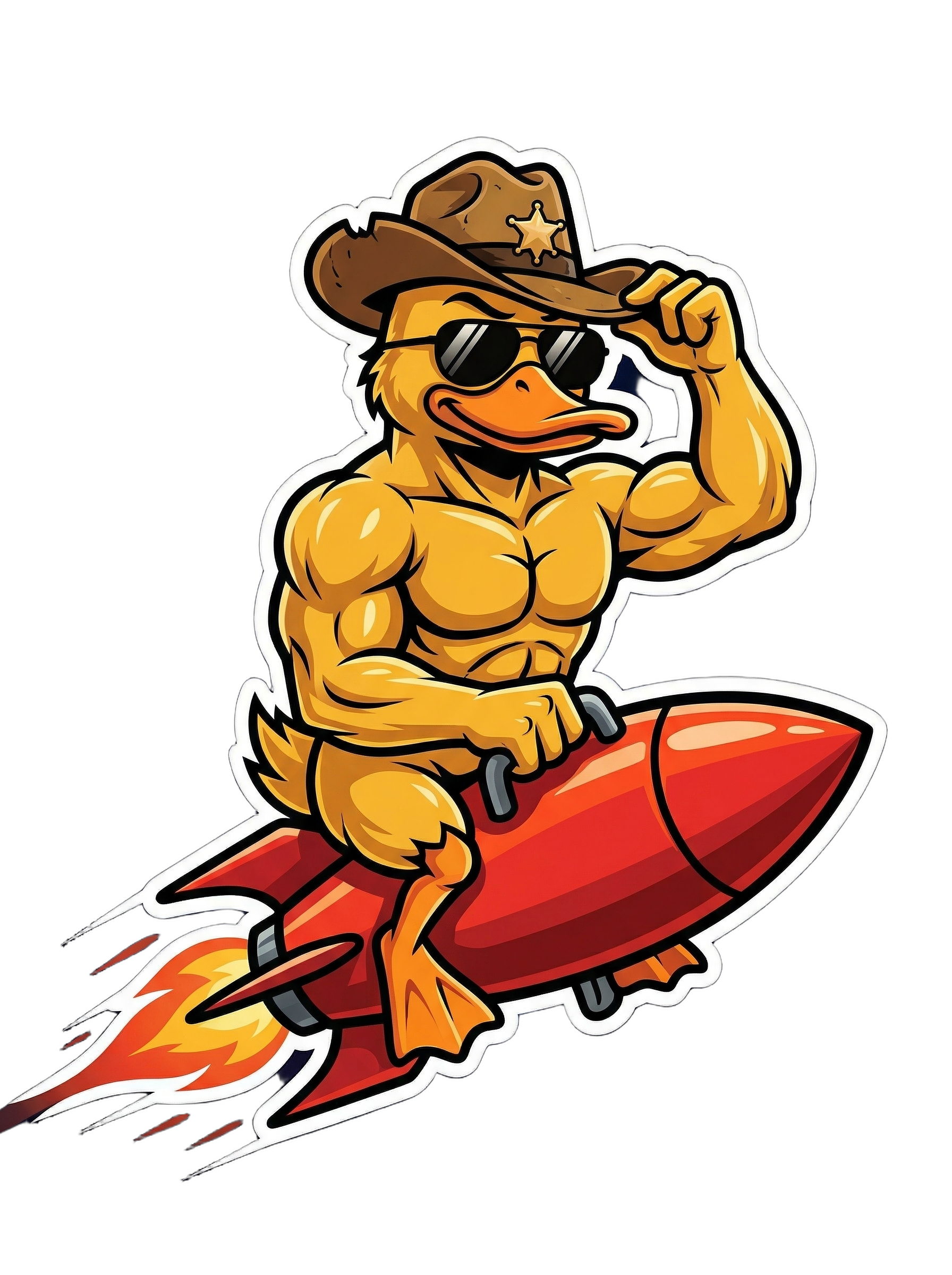 GigaDuck as a space voyager